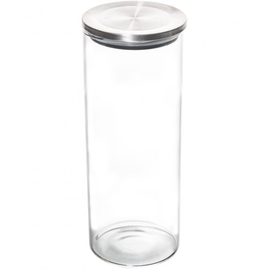 Pote 750ml Hermético De Vidro Com Tampa Em Metal